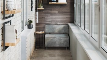 Скамья прямая Брайтон (800) в Обь - mebel154.com