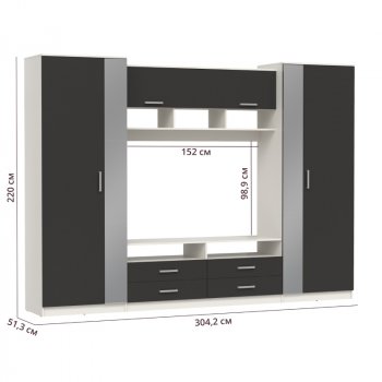 ШМЦ Вена  91.01 с зеркалом в Обь - mebel154.com