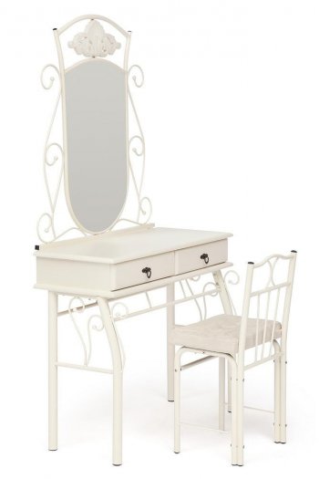 Столик туалетный CANZONA (столик/зеркало + стул) в Обь - mebel154.com