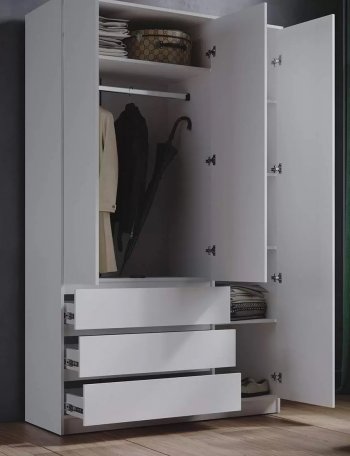 Шкаф с ящиками Элана 3-х дверный в Обь - mebel154.com