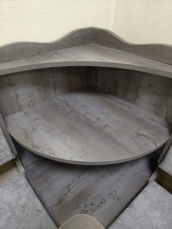 Кухонный уголок Миссия с полкой ткань в Обь - mebel154.com