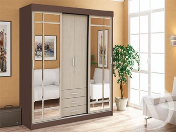 Шкаф-купе Лидер 1К(ст.меб.) в Обь - mebel154.com