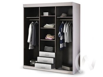 Шкаф-купе Лидер 1К(ст.меб.) в Обь - mebel154.com