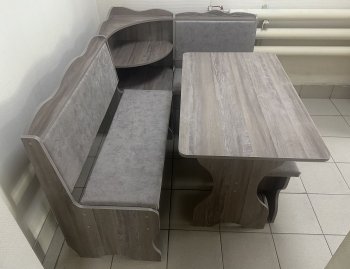 Кухонный уголок Миссия с полкой, ткань(локи) в Обь - mebel154.com