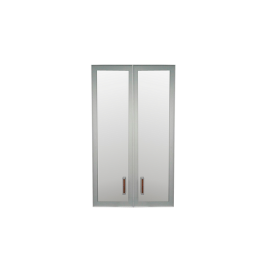 Комплект дверей Приоритет стекло в алюм. рамке К-981 (К-945, КФ-945) в Обь - mebel154.com