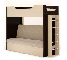 Кровать двухъярусная с диваном в Обь - mebel154.com