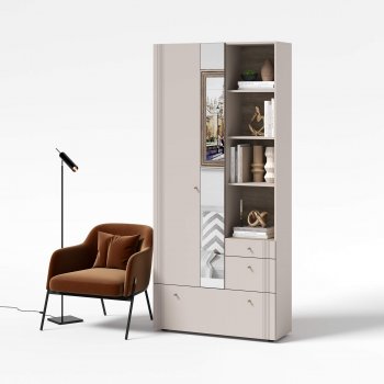 Вешалка с зеркалом Одетта (ВШ1) в Обь - mebel154.com