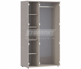 Сити СБ-2942 Шкаф 3-х дверный с зеркалом в Обь - mebel154.com